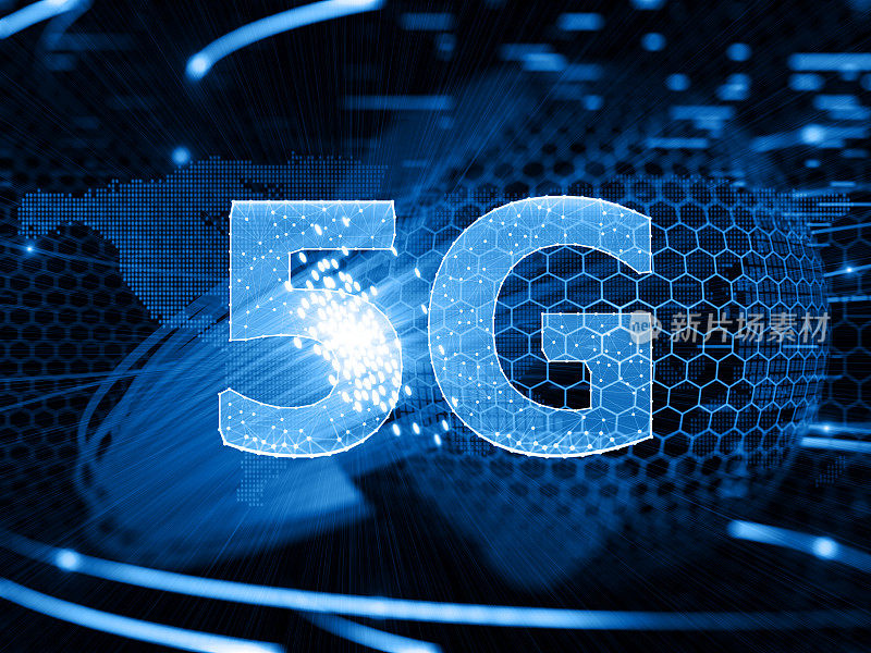 5G wifi技术数字概念